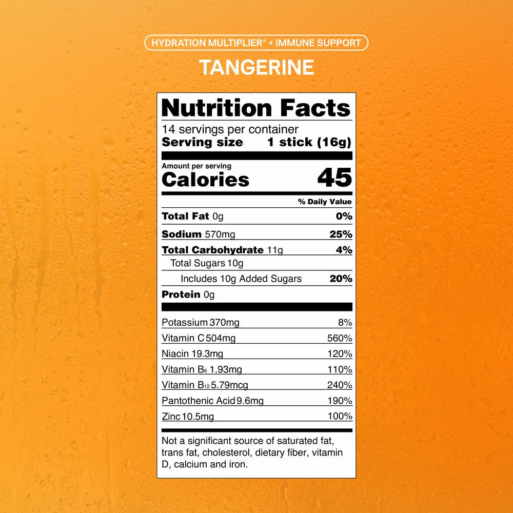 Tangerine Hydration MultiplierÂ® +Immune Support